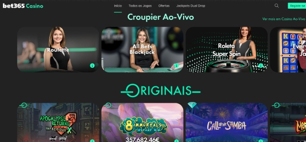 bet365 casino screenshot