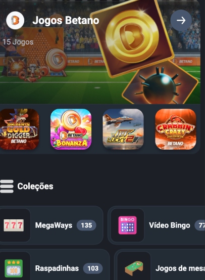 Betano Casino apk detalhes