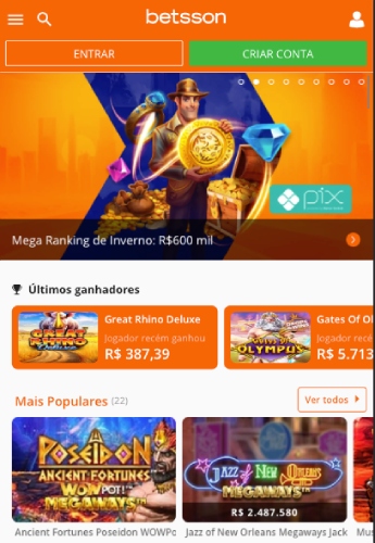Betsson Casino app