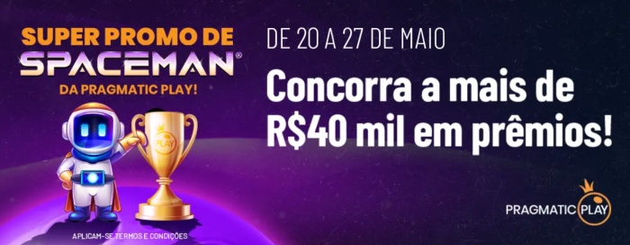 Promoção Galera Bet Spaceman oferece R$40 mil reais