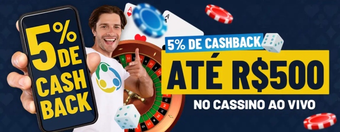 Cashback no no live casino da Galera Bet