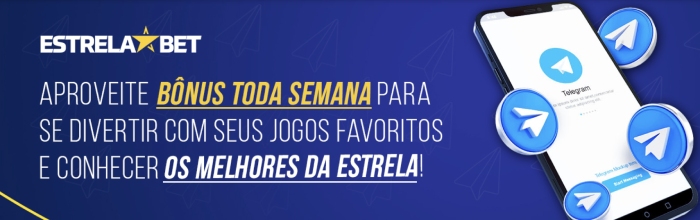 Promoção Rodadas Extras no Telegram da Estrelabet